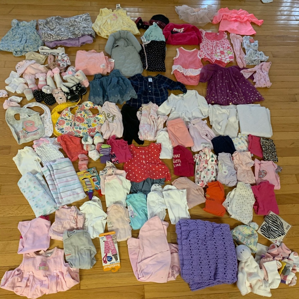 Baby girl clothes and other items
